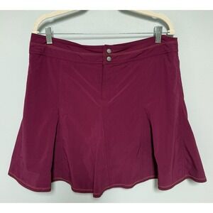 TITLE NINE‎ Nimblene Skirt Skort SIZE 12 Magenta ALine Golf Tennis Pickleball